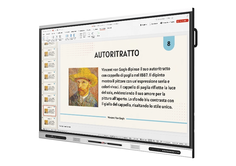 Mockup cutout per LIM Edu di Lavagne Interattive Multimediali per scuola
